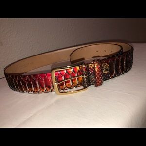 Real python belt sold at Gregory’s